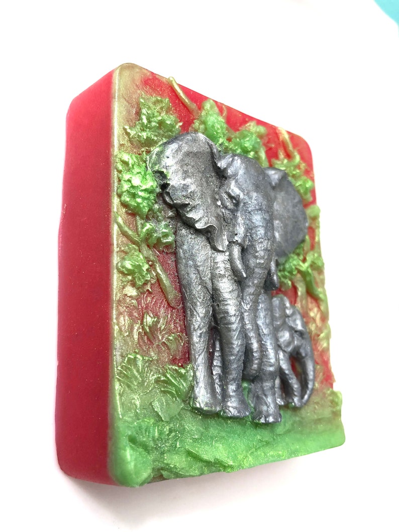 Elephant Soap Safari Soap Handmade Soap Bar Soap Vegan Etsy