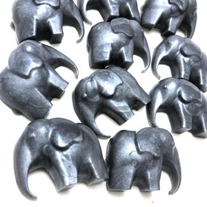 Bulk Mini Elephant Soaps - Set of 10 for Bath Time and Party Favors