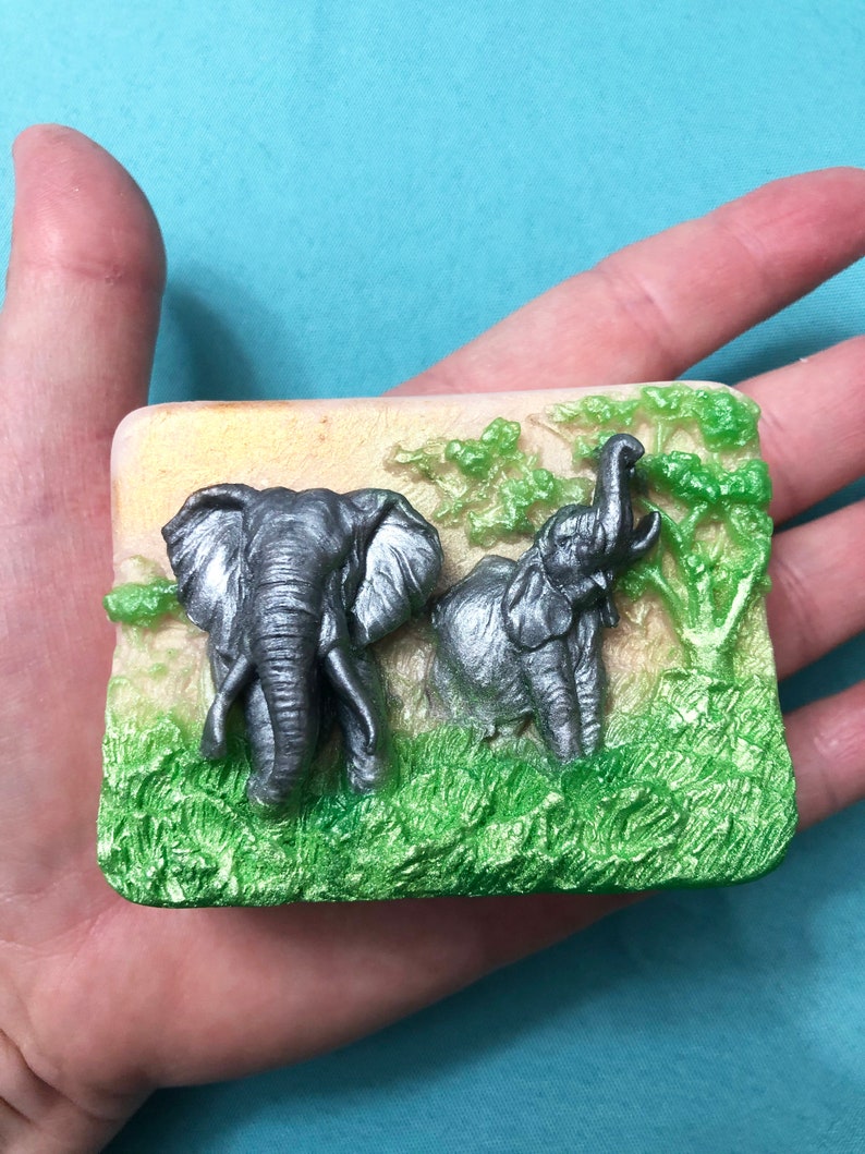 Elephant Soap Handmade soap safari soap endangered Etsy