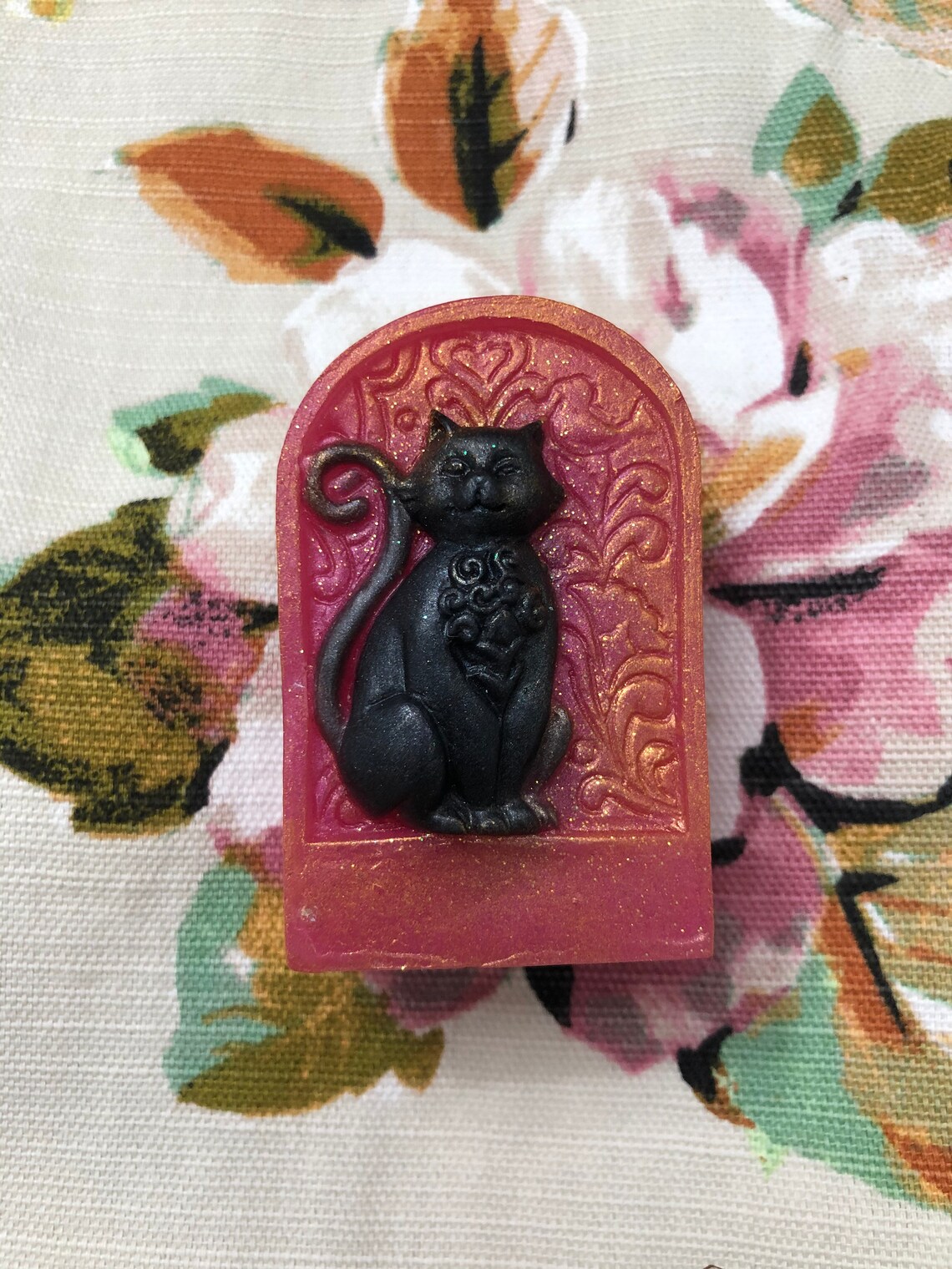 Cat Soap Kitty Soap Black Cat Feline Décor Kitten Soap Etsy