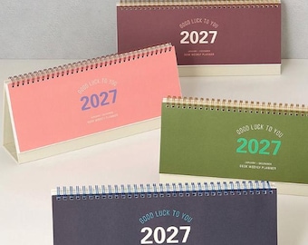 2027 Weekly Desk Calendar / Antenna Shop Weekly Planner Korean Stationery Scheduler