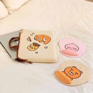 Kakao Friends Kissen Mauspad / Ray Mousepad Apeach Mousepad mit Handgelenkkissen Mauspad