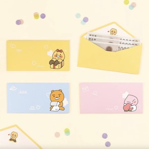 カカオフレンズ封筒 // ホリデーギフト用の現金封筒 新年用のお金封筒