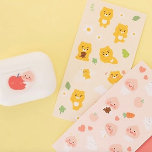 Kakao Freunde Aufkleber - Frühling Aufkleber für Journaling Aufkleber für Planer koreanische Aufkleber für Schreibwaren Liebhaber Geschenkidee