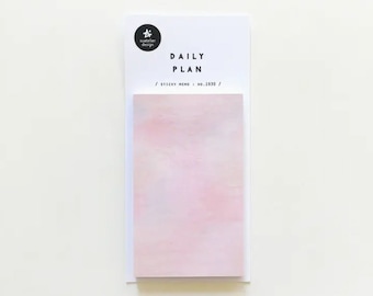 Notas adhesivas de color rosa para amantes de la papelería, idea de regalo para graduados/suatelier, diseño de notas adhesivas para planes diarios
