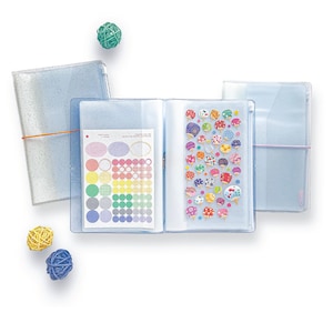 Sticker Book/Pouch // Jam Sticker Book Long Pocket Sticker Organizer for Sticker Lover Gift Idea for Stationery Lover