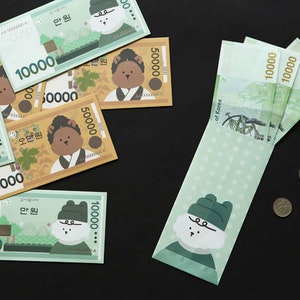 Geburtstags-Geldumschläge zum Verschenken / koreanischer Briefpapier-Geldumschlag zum Geldsparen / Geldumschlag süßer Bärenumschlag als Geburtstagsgeschenk