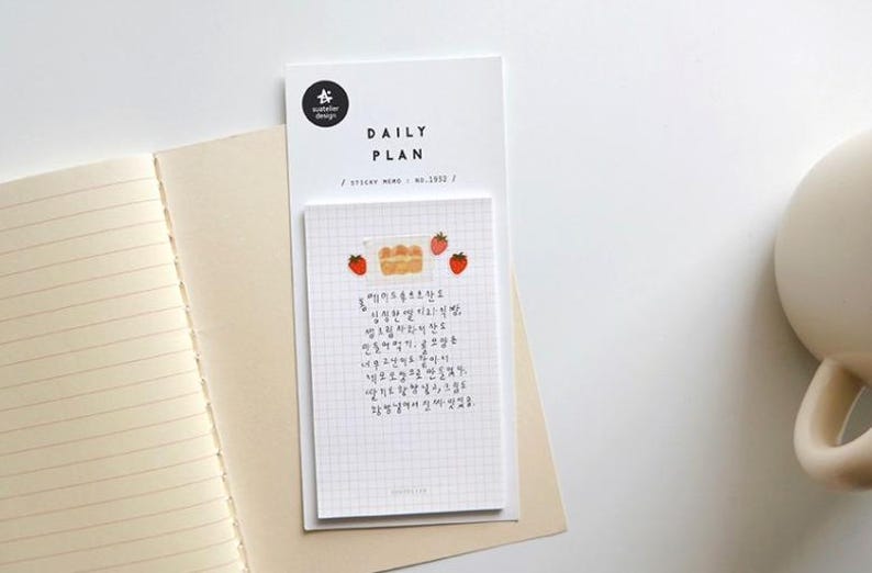 Mini Strawberry Stickers for Journaling Stickers / Suatelier Mini Series Stickers - No. 130 Deco. 20 image 5