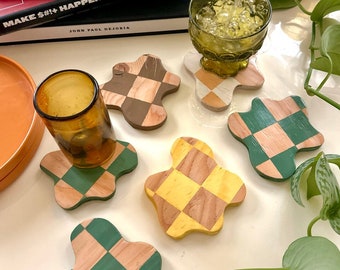 Checkered Coasters