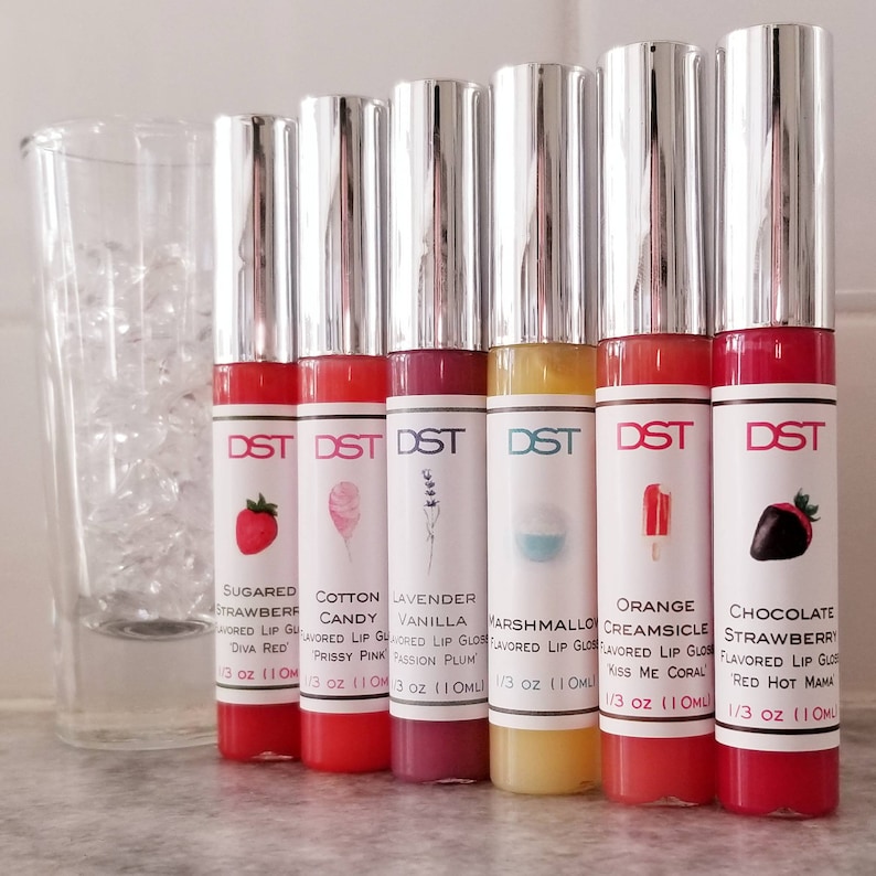Custom Flavored Lip Gloss You Choose Flavor Etsy
