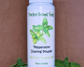 Peppermint Essential Oil Dusting Powder (Talc Free)