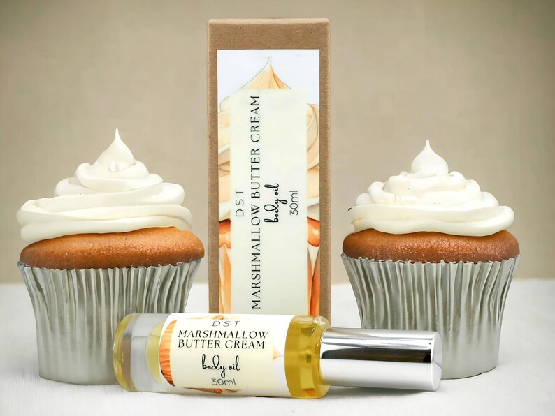 Marshmallow Butter Cream Body Oil Etsy