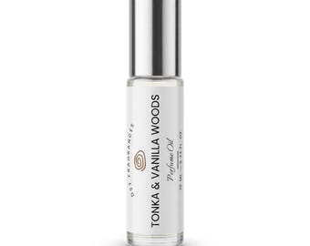 Tonka + Vanilla Woods Roll-On Perfume Oil