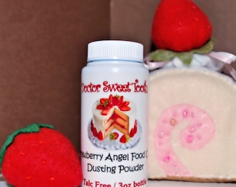 Strawberry Angel Food Cake Dusting Powder (Talc Free)