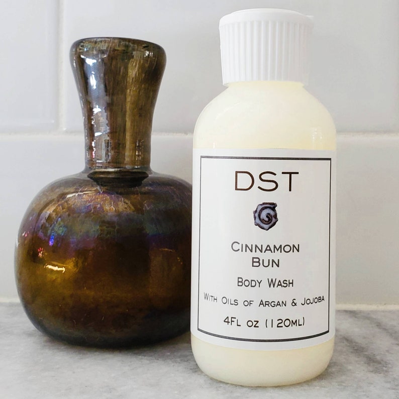 CINNAMON BUN Body Wash with Argan & Jojoba Oil Etsy