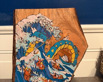 Gyrados Wood Wall Decor