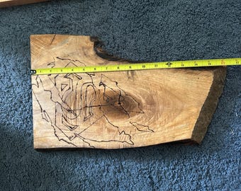 Superman wood burning