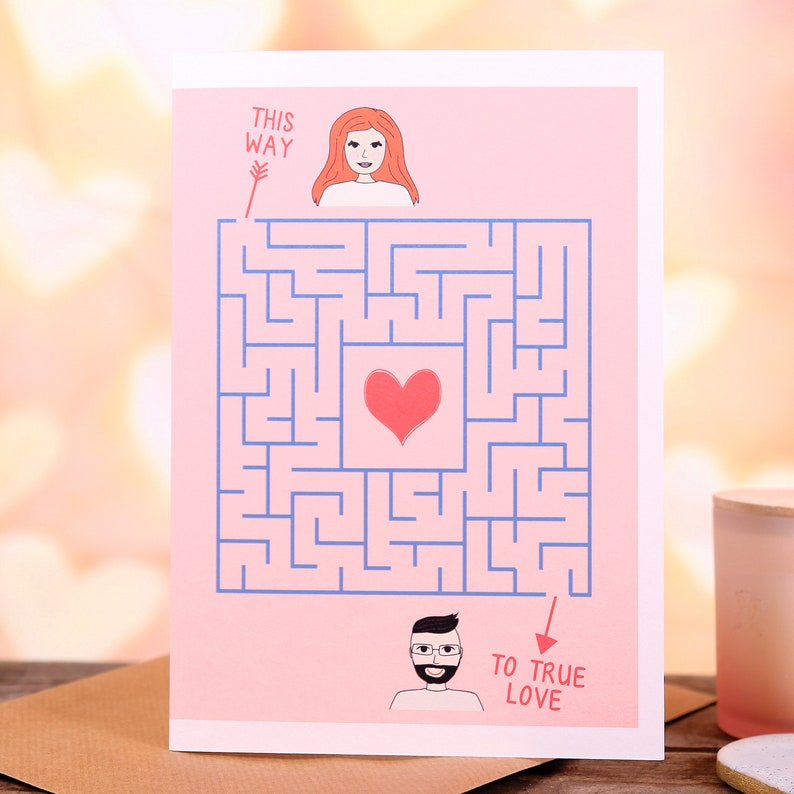 Carte amusante personnalisée pour la Saint-Valentin image 1
