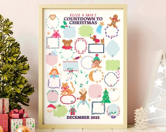 Write Your Own Children's Advent Calendar | Personalised Written Activities Advent Calendar