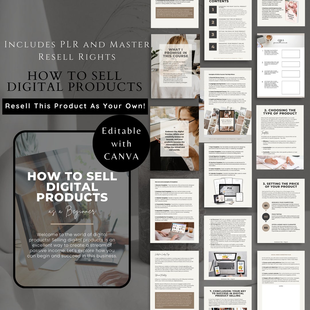 Beginners Guide to Selling Digital Products ,how to Sell Digital ...