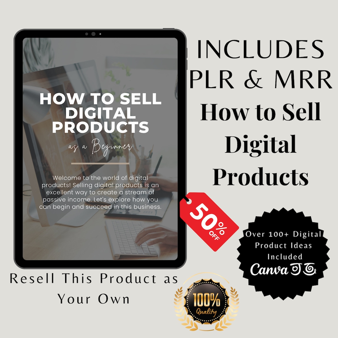 How to Create and Sell Digital Products Guide With Master Resell Rights ...