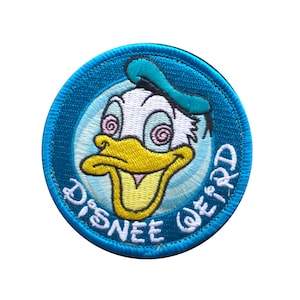 DisneeWeird Donald - Embroidered Patch (Fits on a Classic Mouse Club Hat!)