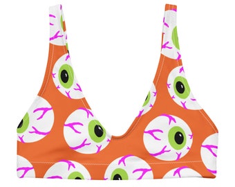 Halloween Eyeballs Bikini Top