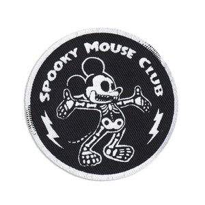 Spooky Mouse Club Stitch-On Patch