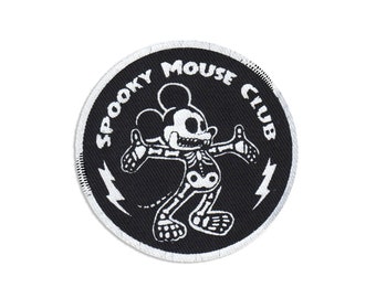 Spooky Mouse Club Stitch-On Patch