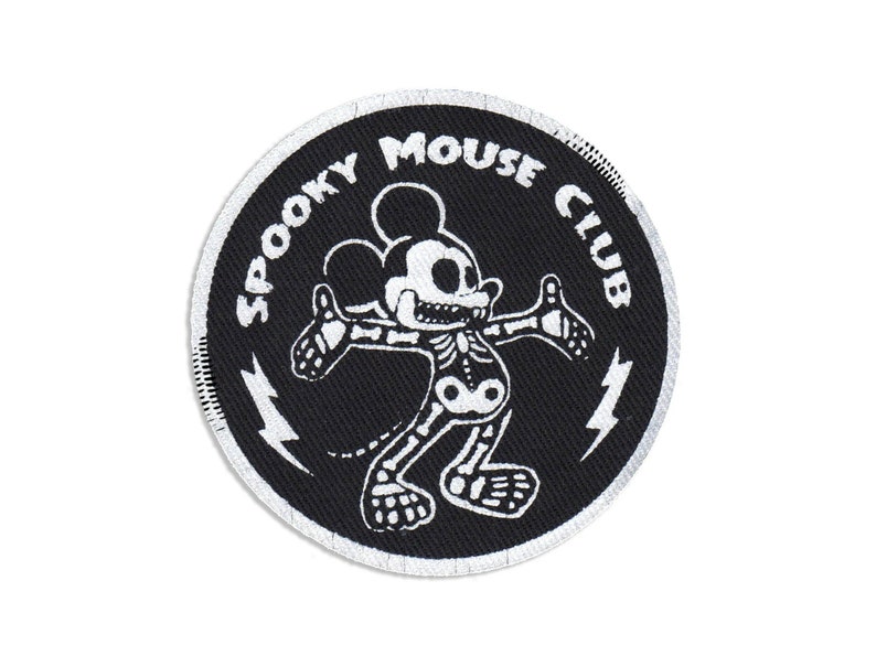 Spooky Mouse Club Stitch-On Patch image 1