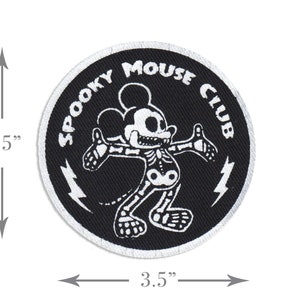 Spooky Mouse Club Stitch-On Patch image 2