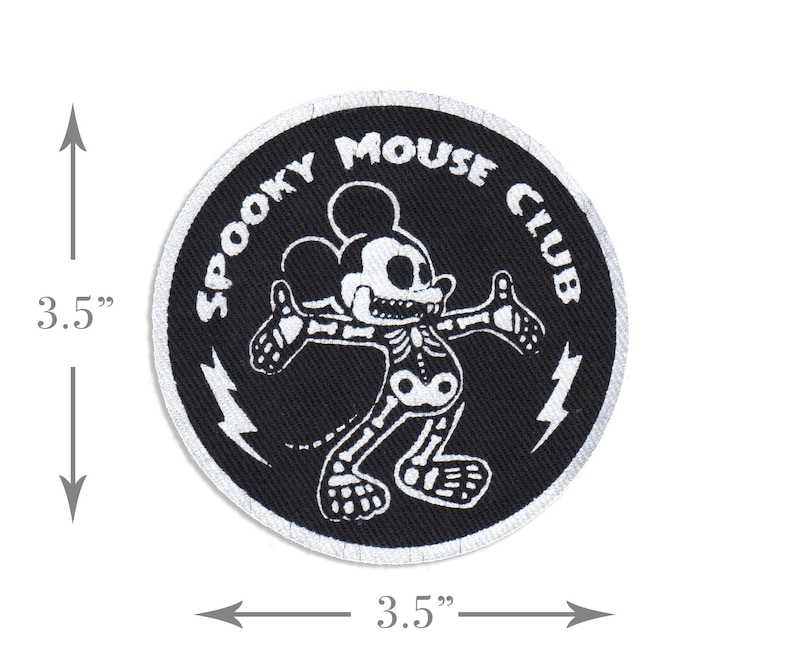 Spooky Mouse Club Stitch-On Patch image 2