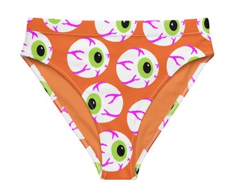 Spooky Eyeballs Halloween Bikini Bottom