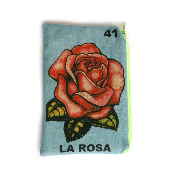 LA ROSA mexikanischen Loteria Täschchen