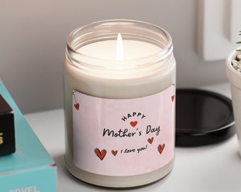 Mother's Day Gift - Scented Candle - gift for her, mom, mother, aunt, sister, wife, present, home decor