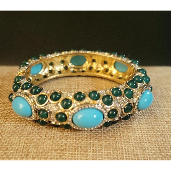 Kenneth Jay Lane KJL Vintage Indian Revival Mogul… - image 6