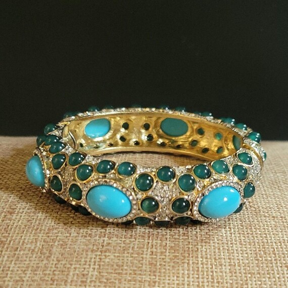 Kenneth Jay Lane KJL Vintage Indian Revival Mogul… - image 5