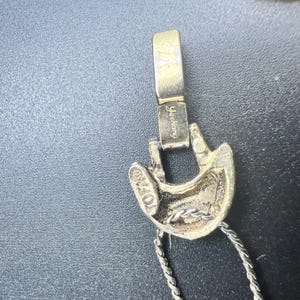 Vintage Yechang Cherub Angel Moon Heart Gold Tone Double Strand Charm Bracelet Bild 6