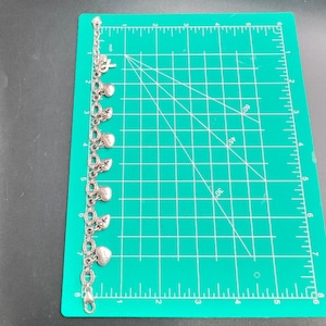 Brighton Power of Pink Breast Cancer Awareness Heart Charm Bracelet Silver Tone image 9