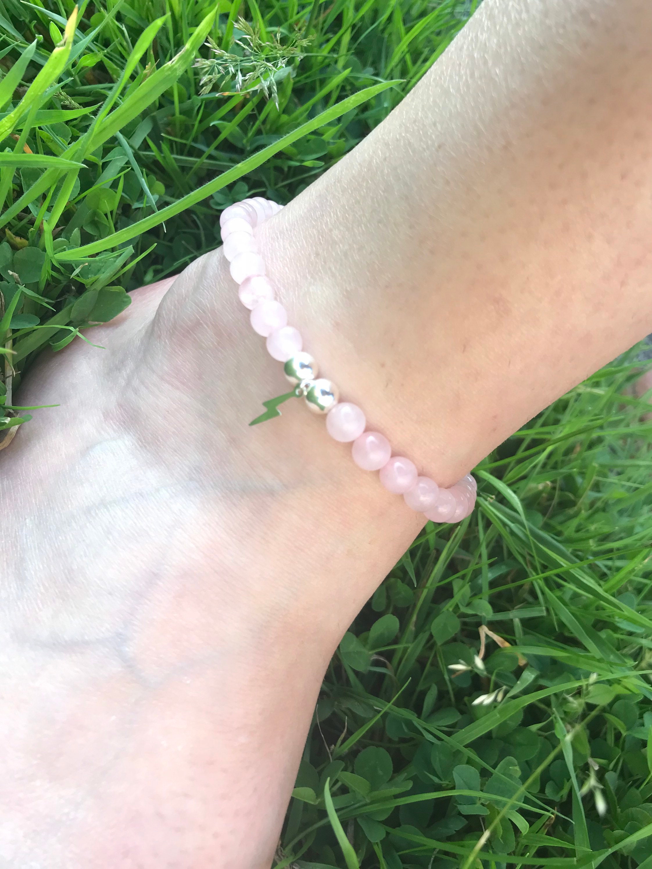 Rose quartz anklet Clearance