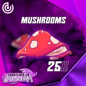 Creatures of Sonaria 25K Shooms | 25,000 Mushrooms | Roblox