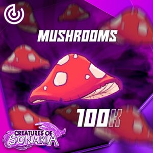 Creatures of Sonaria 100K Shooms | 100,000 Mushrooms | Roblox
