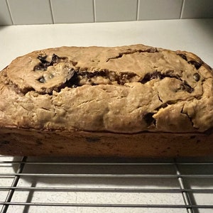 Peanut Butter Chocolate Chips Banana Bread image 2
