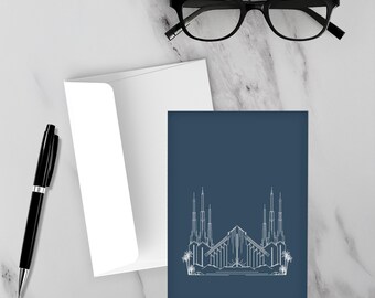 Las Vegas Nevada Lds Tempel flache Grußkarten