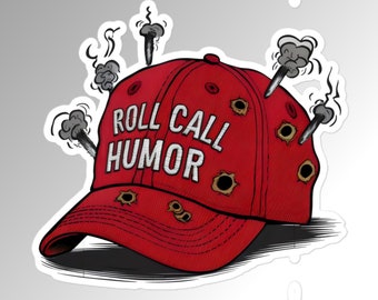Smoking Holy Red Hat RCH Sticker