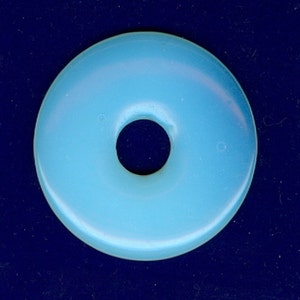 50mm Opalite Synthetic Opal PI Donut Pendant image 3