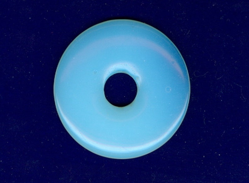 50mm Opalite Synthetic Opal PI Donut Pendant image 3