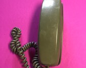 Vintage quot retro quot Green Western Electric Trimline Dial Tone Telephone