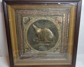Vintage Myanmar(Burma) Kalaga Rat Sequin Embroidered Wall Hanging Free Shipping 2020 Year of The Rat