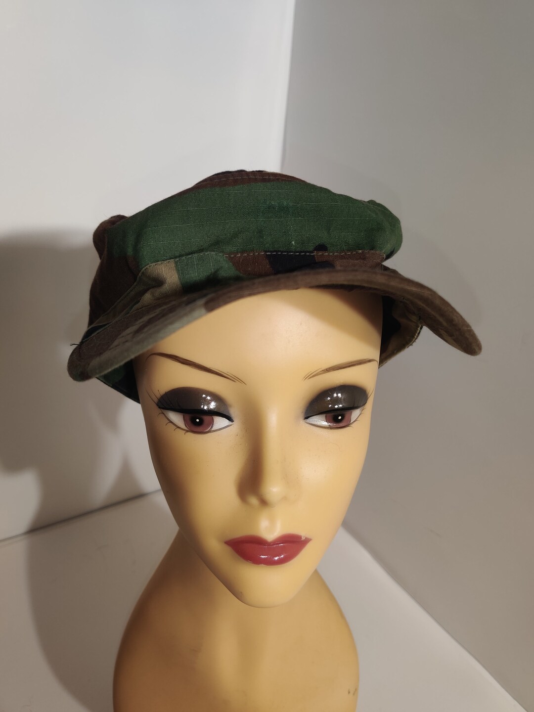 Vintage Army Camo Hat, US Army Hat, Army Patrol Hat Genuine Authentic Military Issue 7 1/2 Etsy